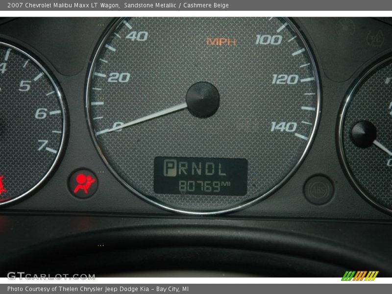Sandstone Metallic / Cashmere Beige 2007 Chevrolet Malibu Maxx LT Wagon