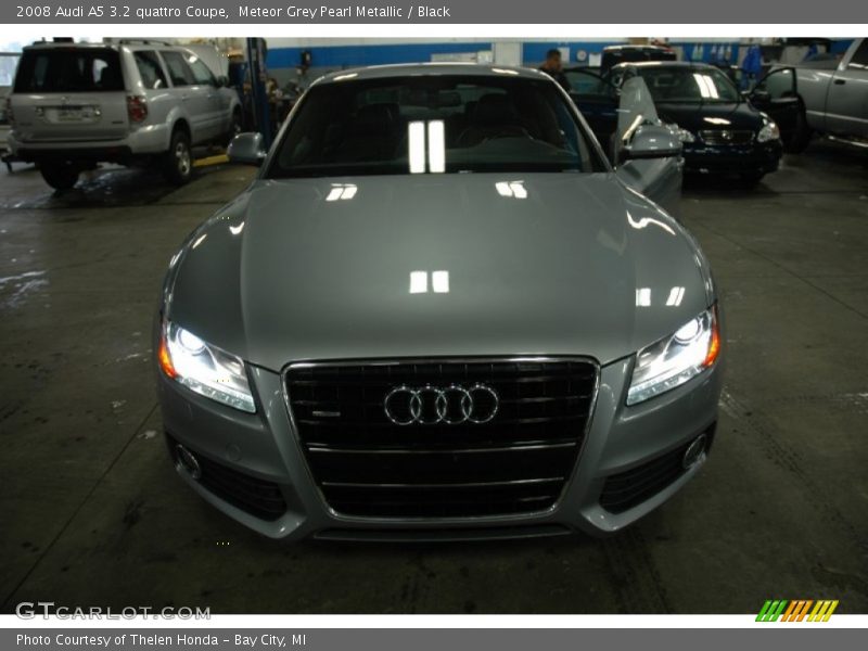 Meteor Grey Pearl Metallic / Black 2008 Audi A5 3.2 quattro Coupe