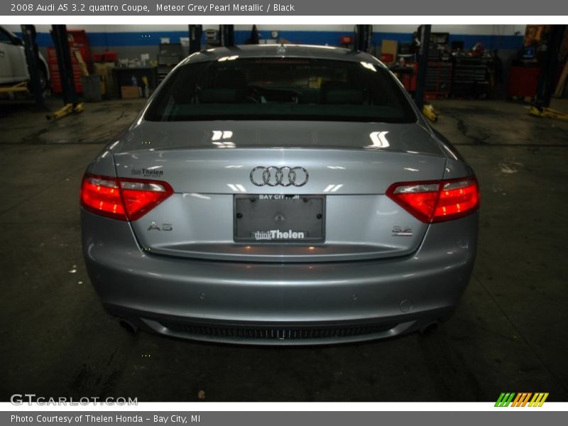 Meteor Grey Pearl Metallic / Black 2008 Audi A5 3.2 quattro Coupe