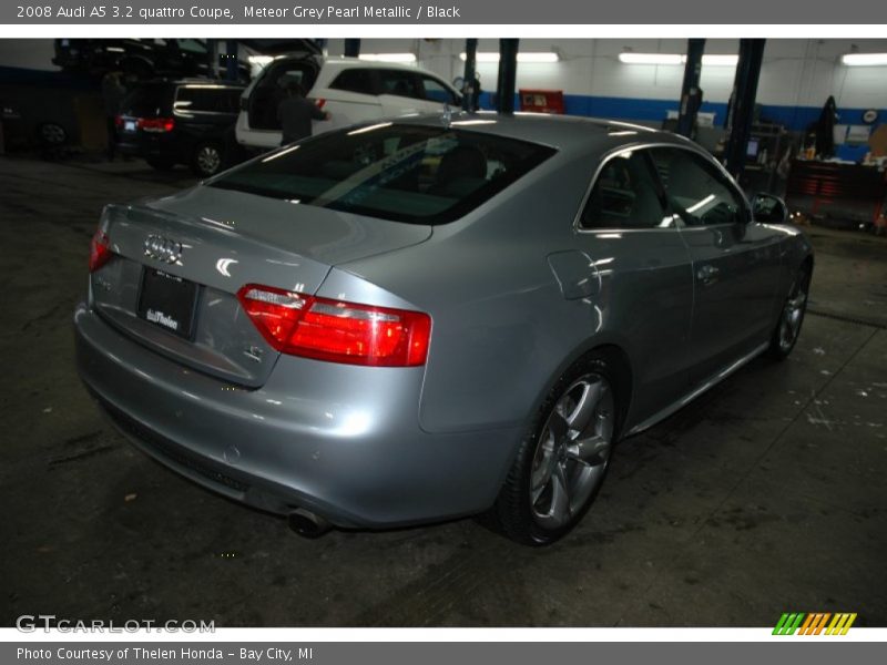 Meteor Grey Pearl Metallic / Black 2008 Audi A5 3.2 quattro Coupe