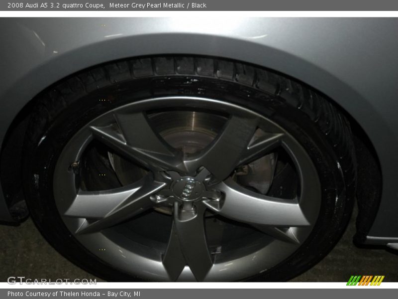 Meteor Grey Pearl Metallic / Black 2008 Audi A5 3.2 quattro Coupe