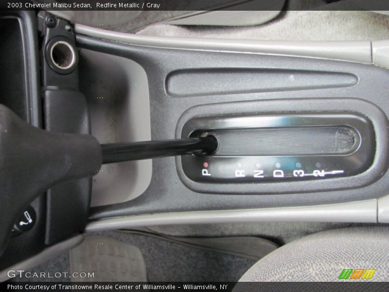 Redfire Metallic / Gray 2003 Chevrolet Malibu Sedan