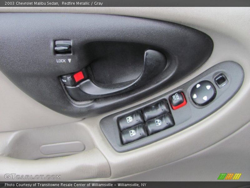Redfire Metallic / Gray 2003 Chevrolet Malibu Sedan