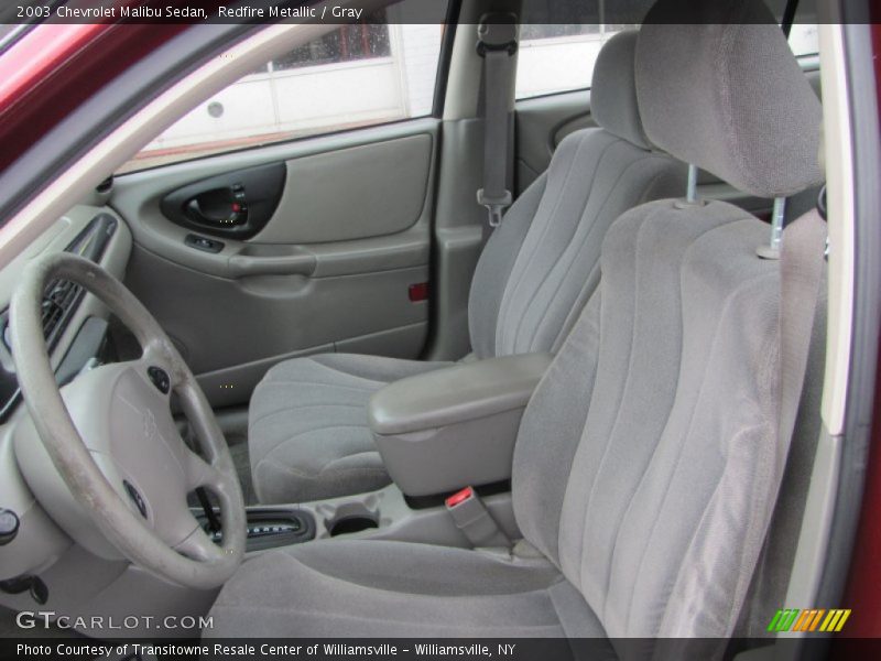 Redfire Metallic / Gray 2003 Chevrolet Malibu Sedan
