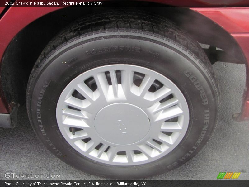 Redfire Metallic / Gray 2003 Chevrolet Malibu Sedan