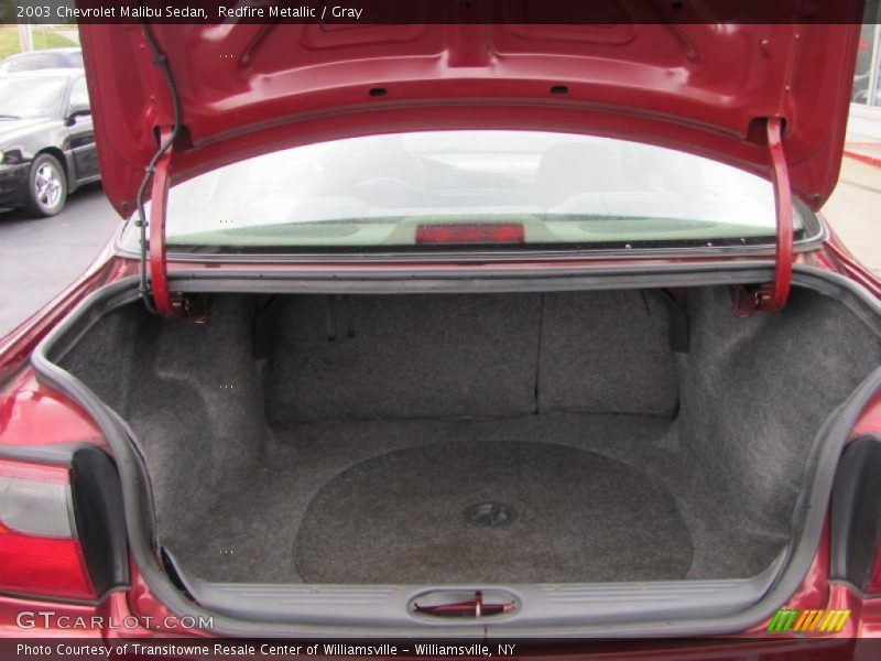 Redfire Metallic / Gray 2003 Chevrolet Malibu Sedan