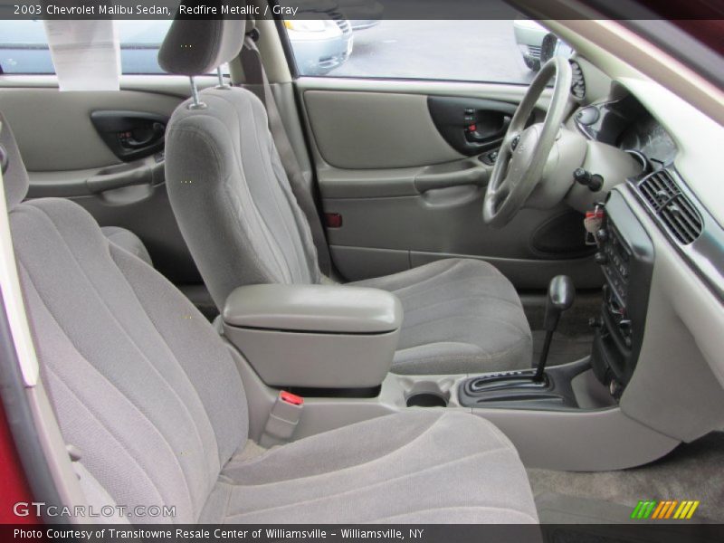 Redfire Metallic / Gray 2003 Chevrolet Malibu Sedan