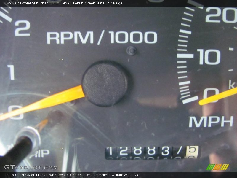 Forest Green Metallic / Beige 1995 Chevrolet Suburban K2500 4x4