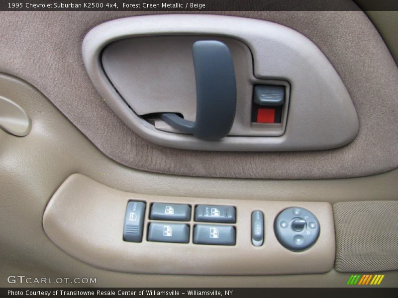 Controls of 1995 Suburban K2500 4x4