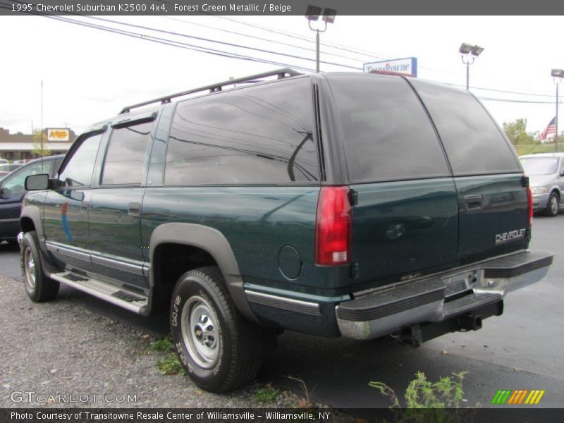 Forest Green Metallic / Beige 1995 Chevrolet Suburban K2500 4x4