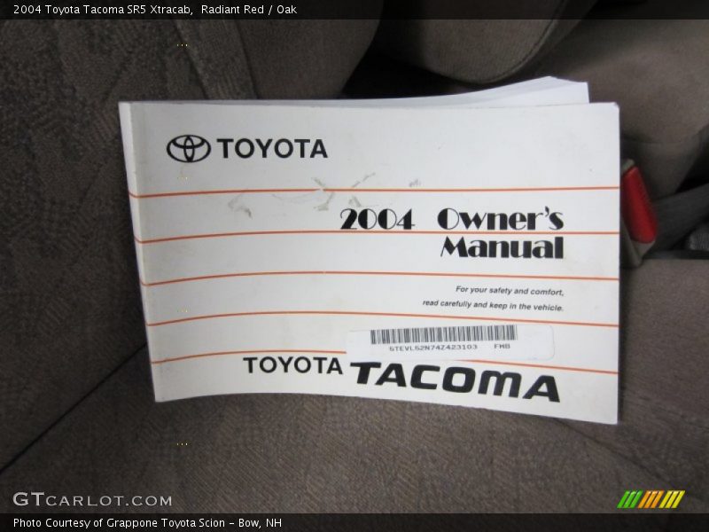Radiant Red / Oak 2004 Toyota Tacoma SR5 Xtracab