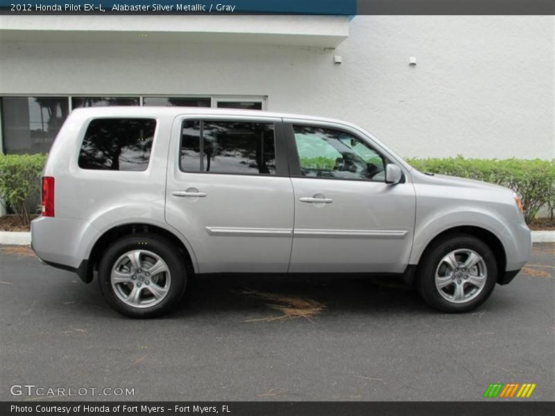  2012 Pilot EX-L Alabaster Silver Metallic