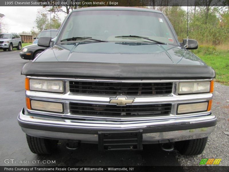 Forest Green Metallic / Beige 1995 Chevrolet Suburban K2500 4x4
