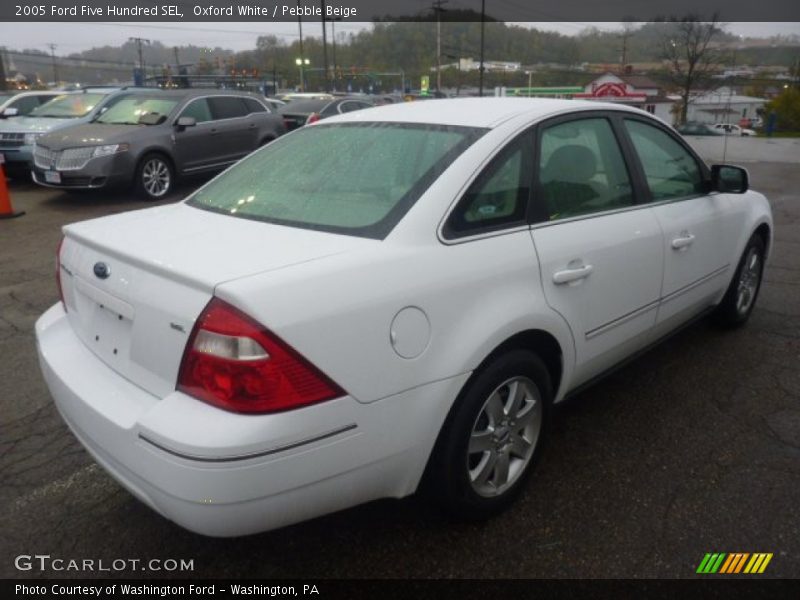 Oxford White / Pebble Beige 2005 Ford Five Hundred SEL