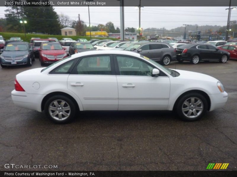 Oxford White / Pebble Beige 2005 Ford Five Hundred SEL