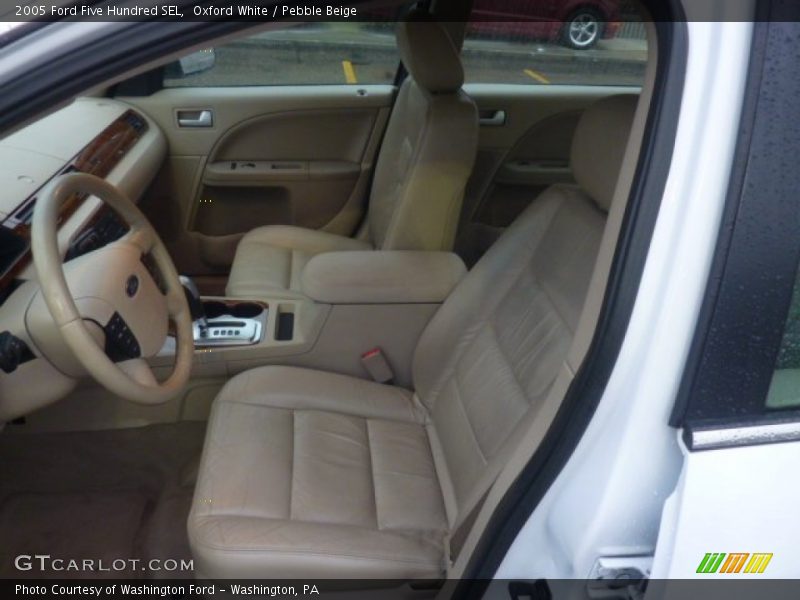 Oxford White / Pebble Beige 2005 Ford Five Hundred SEL