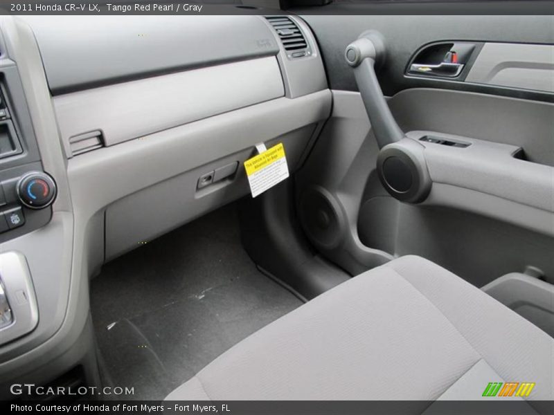 Tango Red Pearl / Gray 2011 Honda CR-V LX