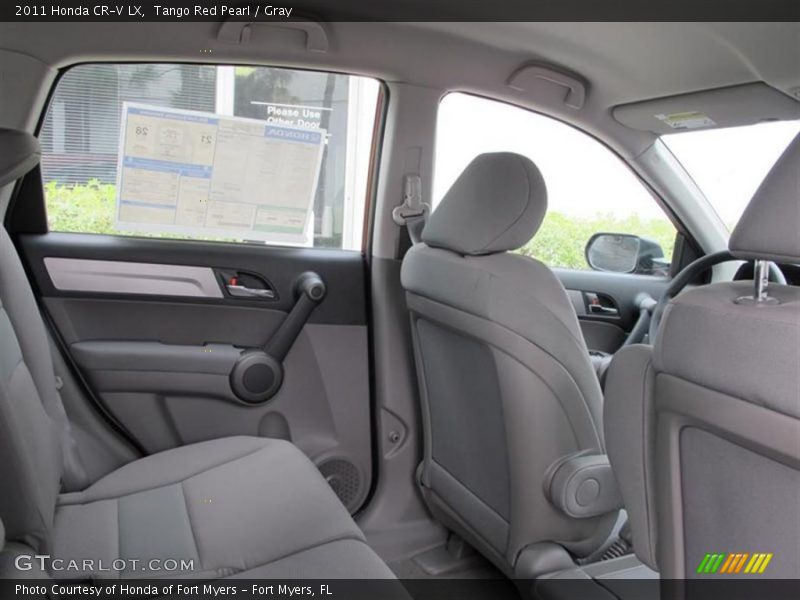 Tango Red Pearl / Gray 2011 Honda CR-V LX