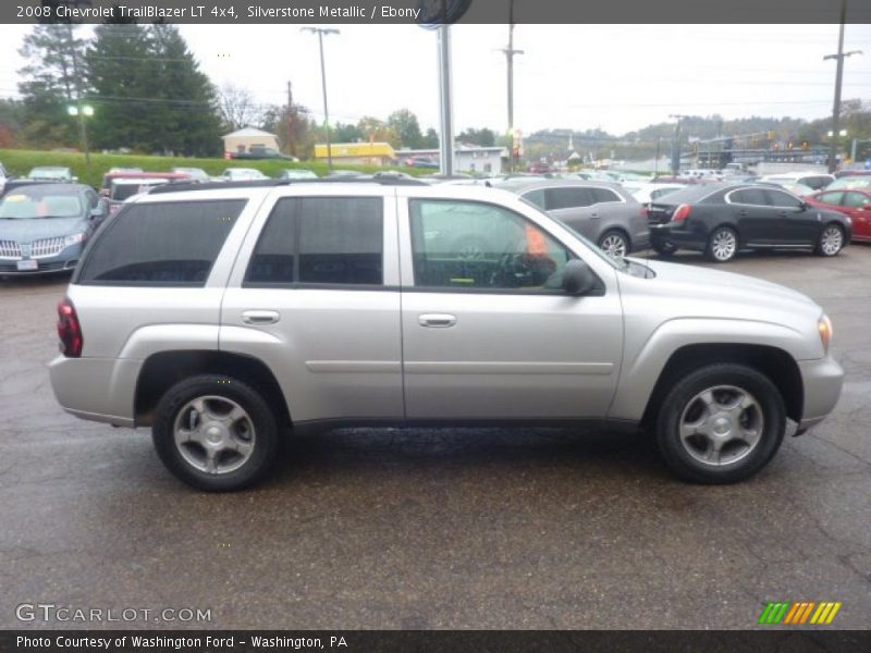 Silverstone Metallic / Ebony 2008 Chevrolet TrailBlazer LT 4x4
