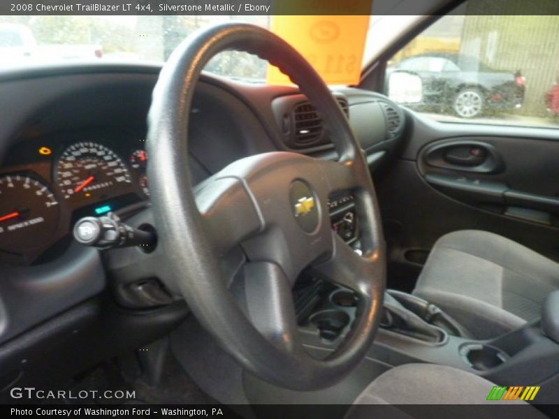 Silverstone Metallic / Ebony 2008 Chevrolet TrailBlazer LT 4x4