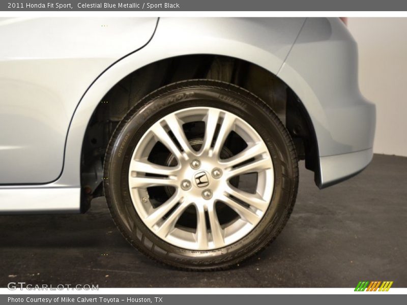 Celestial Blue Metallic / Sport Black 2011 Honda Fit Sport