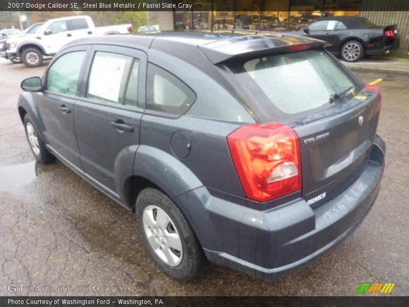 Steel Blue Metallic / Pastel Slate Gray 2007 Dodge Caliber SE