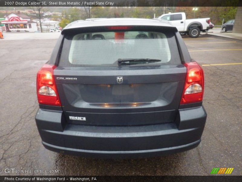 Steel Blue Metallic / Pastel Slate Gray 2007 Dodge Caliber SE