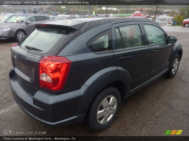 Steel Blue Metallic / Pastel Slate Gray 2007 Dodge Caliber SE