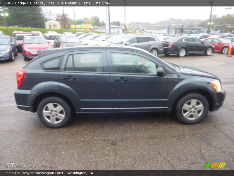 Steel Blue Metallic / Pastel Slate Gray 2007 Dodge Caliber SE