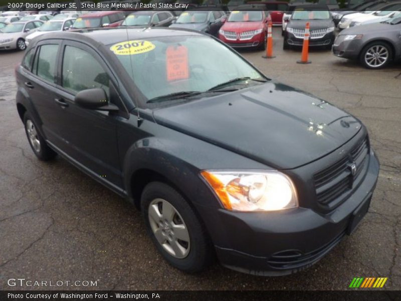 Steel Blue Metallic / Pastel Slate Gray 2007 Dodge Caliber SE