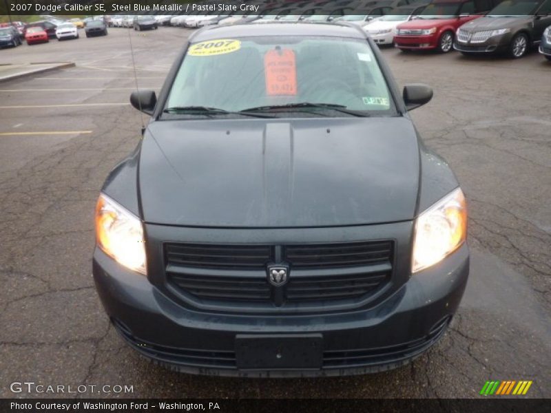 Steel Blue Metallic / Pastel Slate Gray 2007 Dodge Caliber SE