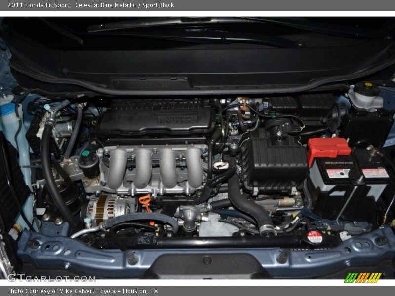 Celestial Blue Metallic / Sport Black 2011 Honda Fit Sport