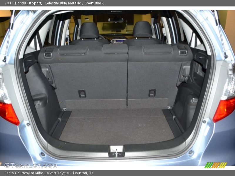 Celestial Blue Metallic / Sport Black 2011 Honda Fit Sport
