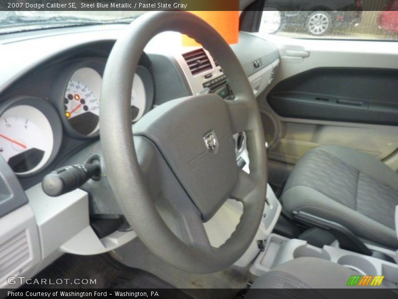 Steel Blue Metallic / Pastel Slate Gray 2007 Dodge Caliber SE