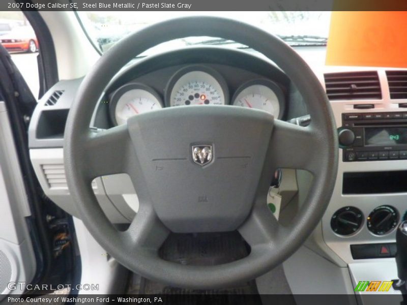 Steel Blue Metallic / Pastel Slate Gray 2007 Dodge Caliber SE