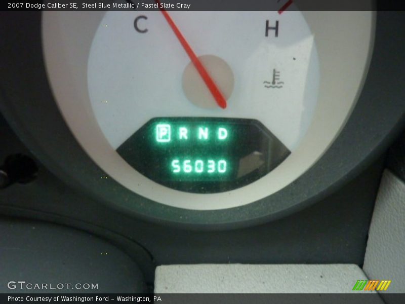 Steel Blue Metallic / Pastel Slate Gray 2007 Dodge Caliber SE