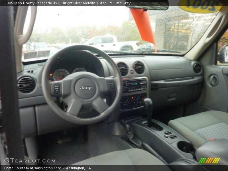 Bright Silver Metallic / Medium Slate Gray 2005 Jeep Liberty Renegade 4x4