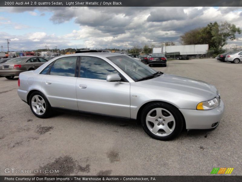 Light Silver Metallic / Onyx Black 2000 Audi A4 2.8 quattro Sedan