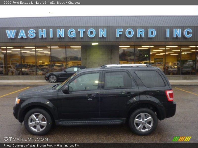 Black / Charcoal 2009 Ford Escape Limited V6 4WD