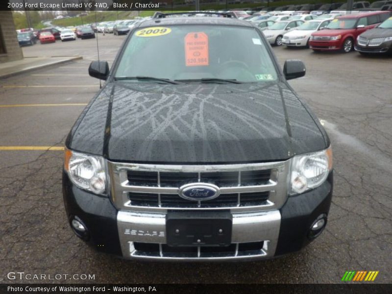 Black / Charcoal 2009 Ford Escape Limited V6 4WD