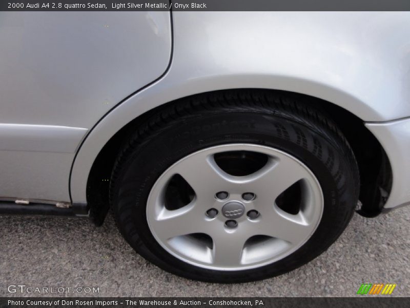 Light Silver Metallic / Onyx Black 2000 Audi A4 2.8 quattro Sedan