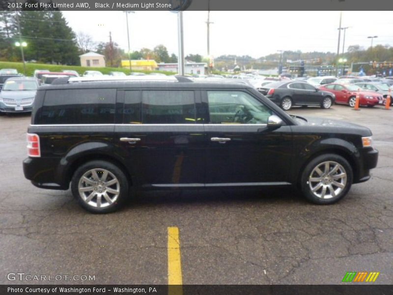 Black / Medium Light Stone 2012 Ford Flex Limited AWD