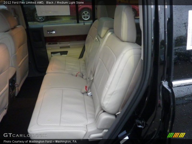 Black / Medium Light Stone 2012 Ford Flex Limited AWD