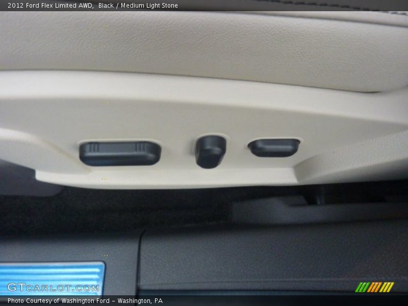 Black / Medium Light Stone 2012 Ford Flex Limited AWD