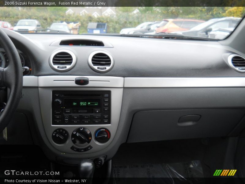 Fusion Red Metallic / Grey 2006 Suzuki Forenza Wagon
