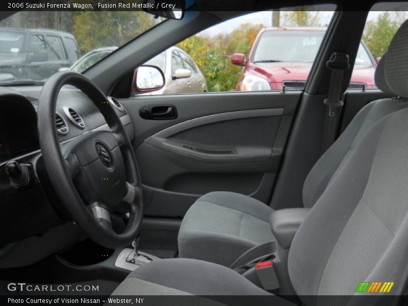 Fusion Red Metallic / Grey 2006 Suzuki Forenza Wagon