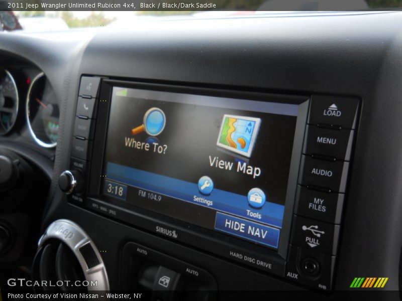 Black / Black/Dark Saddle 2011 Jeep Wrangler Unlimited Rubicon 4x4