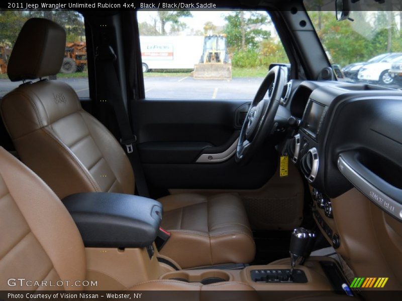 Black / Black/Dark Saddle 2011 Jeep Wrangler Unlimited Rubicon 4x4