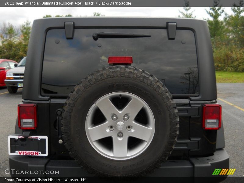 Black / Black/Dark Saddle 2011 Jeep Wrangler Unlimited Rubicon 4x4