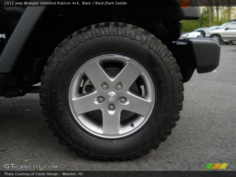 Black / Black/Dark Saddle 2011 Jeep Wrangler Unlimited Rubicon 4x4
